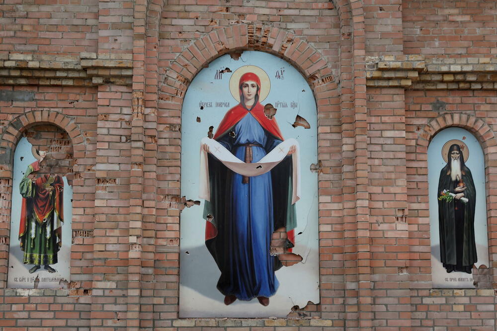 Oštećena pravoslavna crkva u Sjeverodonjecku, Foto: Reuters