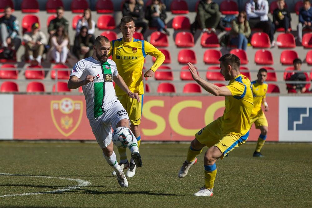 Detalj sa prvog meča Mladosti i Rudara, Foto: FSCG
