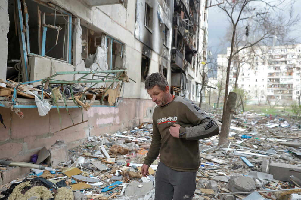 Ukrajinske vlasti su saopštile da je 90 odsto zgrada u Sjeverodonjecku uništeno, Foto: Rojters