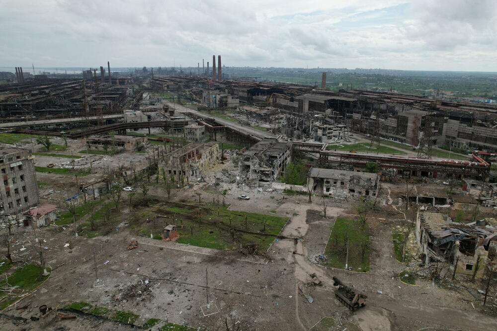 Pogled na Azovstal, Foto: Reuters