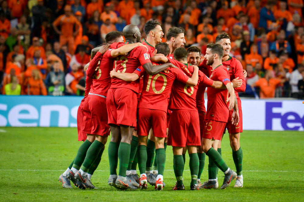 Fudbaleri Portugala proslavljaju osvajanje Lige nacija 2019. godine, Foto: Shutterstock