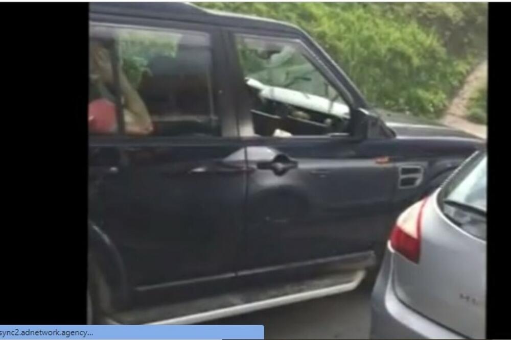 Džip u kome je bio Stanišić, Foto: Screenshot Demokrate