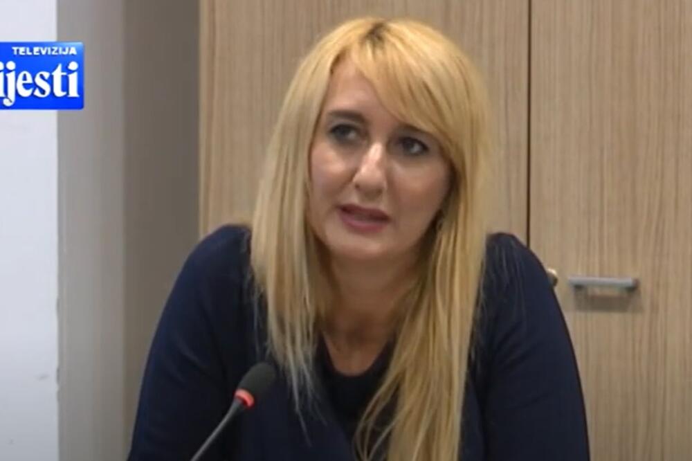 Na čelu ASK je bivša predsjednica cetinjskog Osnovnog suda Jelena Perović, Foto: Screenshot/TV Vijesti