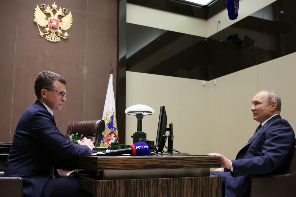 Putin tokom intervjua za Prvi kanal ruske državne televizije, Foto: Rojters