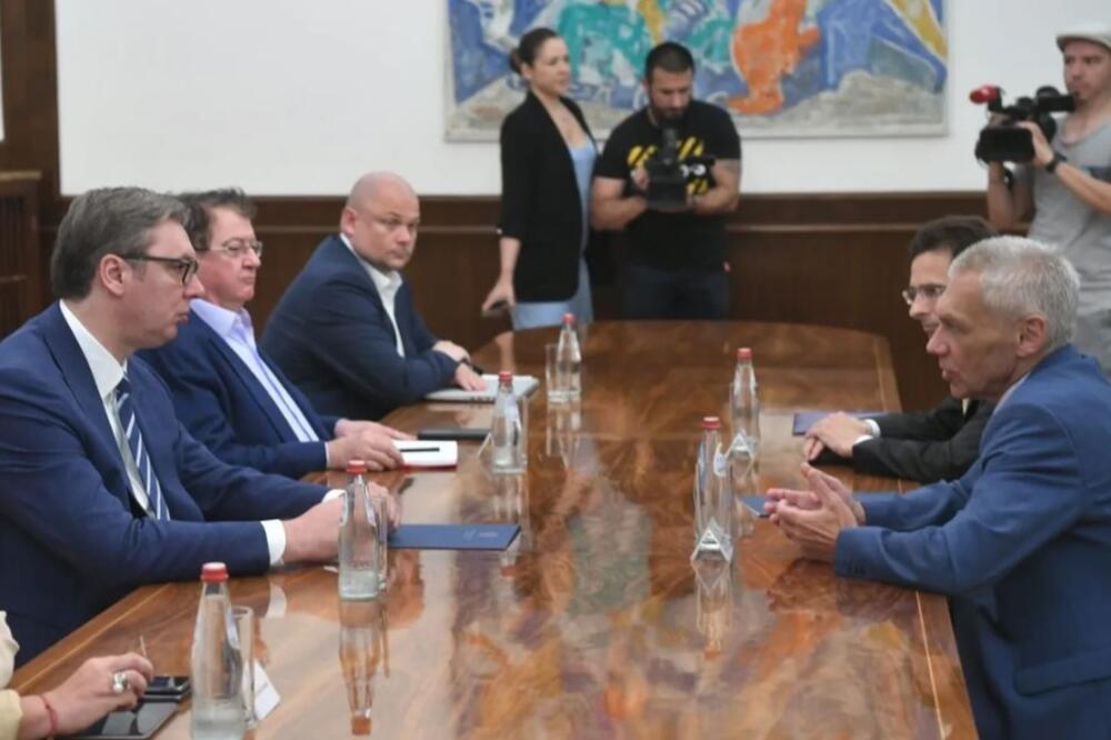 Sa sastanka Vučića i Bocan-Harčenka, Foto: instagram.com/buducnostsrbijeav