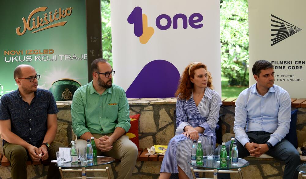 Sa konferencije za medije: Minić, Perović, Medigović i Đurović
