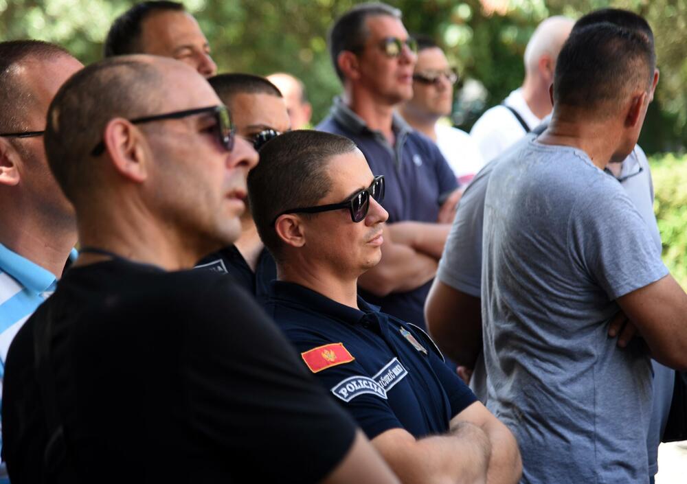 <p>"Mnogo je problema sa kojima se suočavamo i za te probleme imamo samo jednog krivca, koji je već desetak i više godina na čelu Sindikata, a ništa nije uradio da promjeni naš socio-ekonomski položaj i da nam popravi uslove rada", kazao je Igor Rmandić, član Glavnog odbora Sindikata Uprave policije i predsjednik Sindikalne organizacije Granične policije Herceg Novi</p>