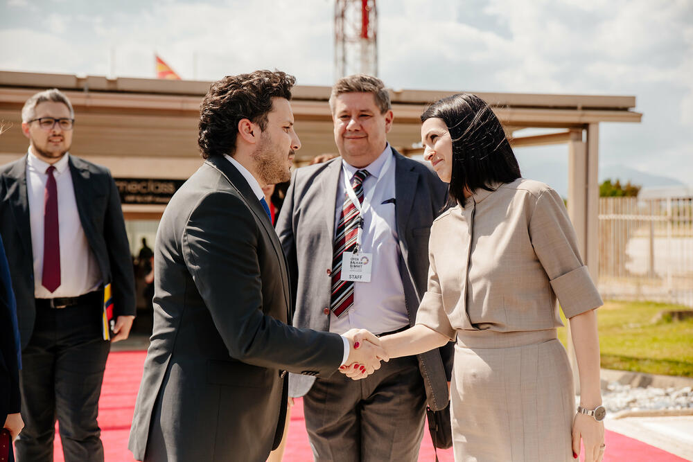 Abazović i ministarka Bisera Kostadinovska - Stojčevska