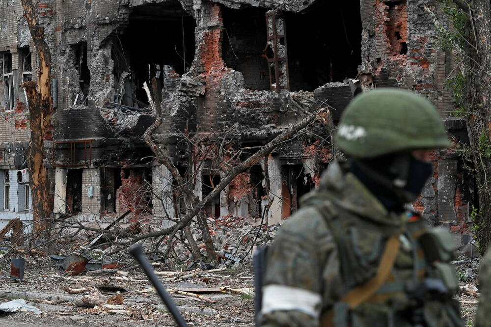 Detalj iz Marijupolja, koji sada kontroliše Rusija, Foto: Reuters