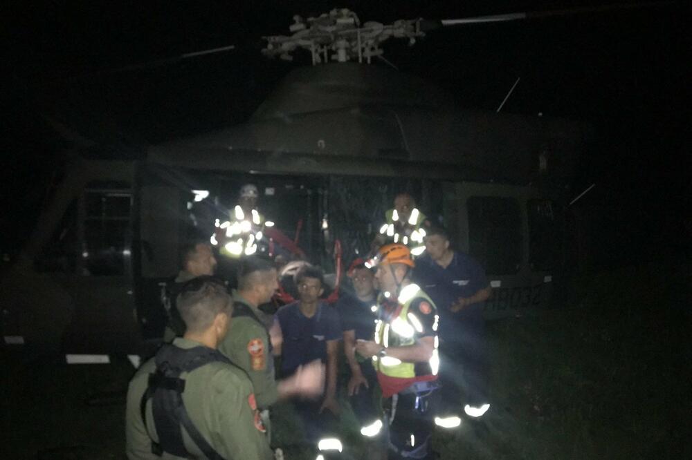 Sa akcije spašavanja u rejonu Pive, Foto: Gorska služba spašavanja