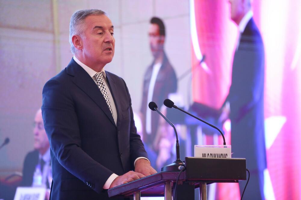 Đukanović tokom govora u Istanbulu, Foto: predsjednik.me