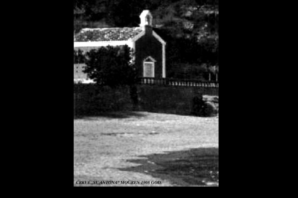 Crkva sv. Antona, fotografija iz 1908. godine, Foto: Privatna arhiva