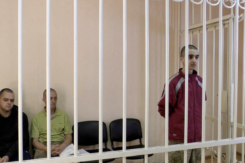 Aslin, Piner i Sadun u zatvoru u Donjeckoj oblasti, Foto: Reuters