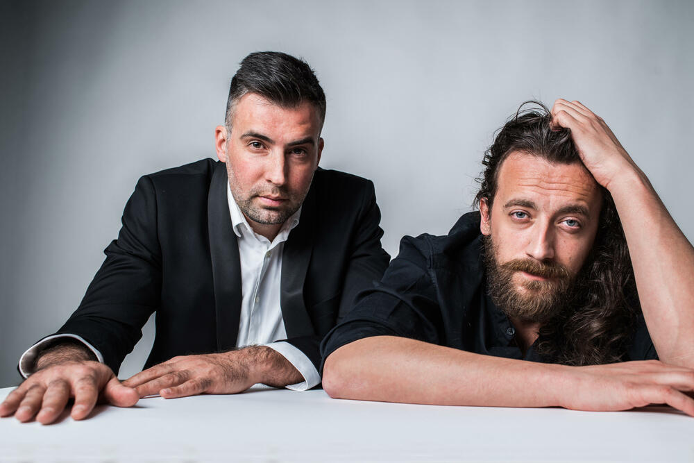 Osnivači benda Ničim izazvan: Gluvajić i Bakalov