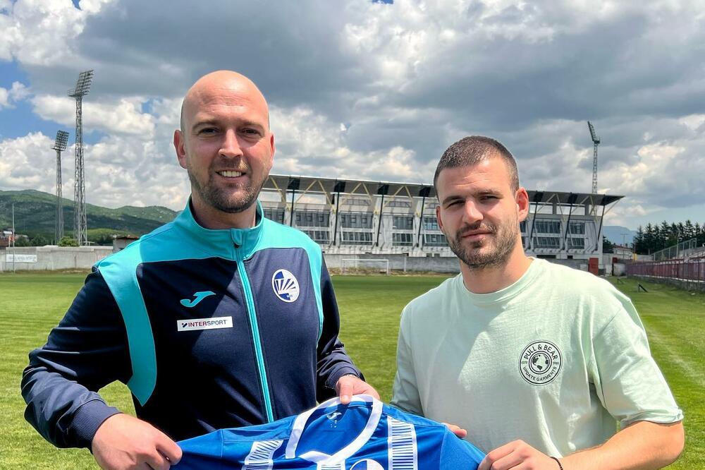 Tim menadžer Ivan Janjušević i Srđan Krstović, Foto: FK Sutjeska