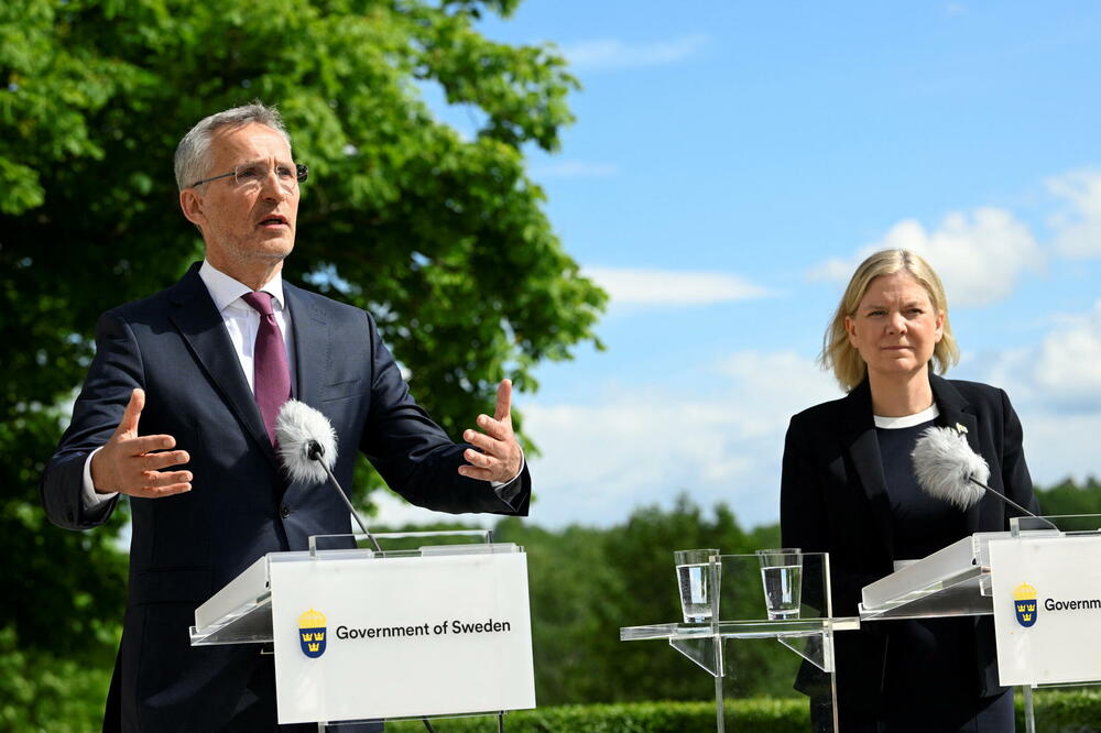 Stoltenberg i Anderson, Foto: Reuters