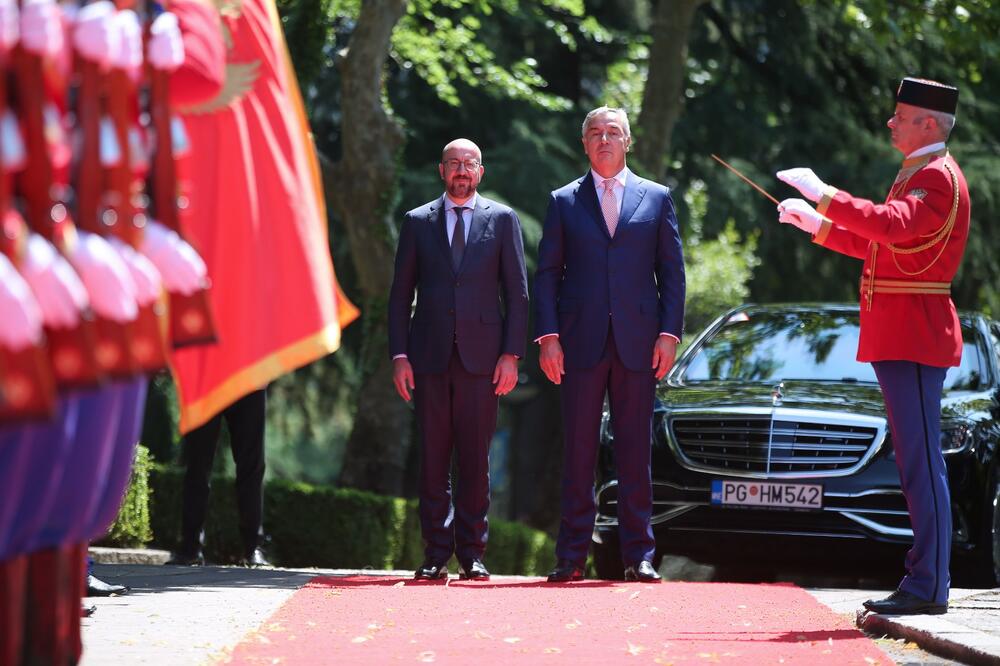 Mišel i Đukanović, Foto: Tviter/Milo Đukanović