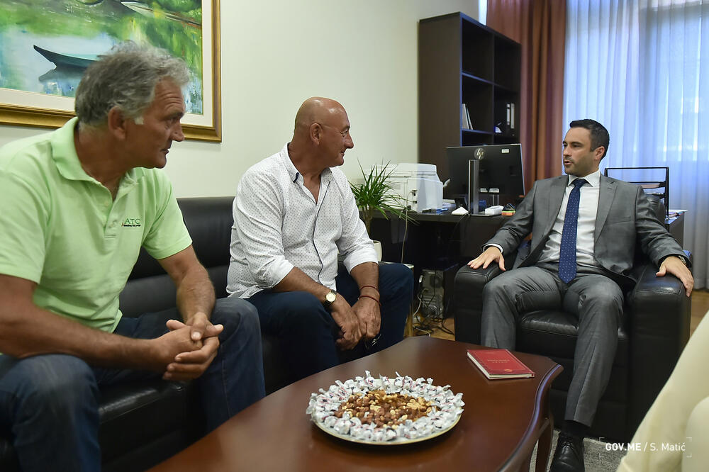 Predstavnici Rudnika sa Šoćem, Foto: Saša Matić/Vlada Crne Gore