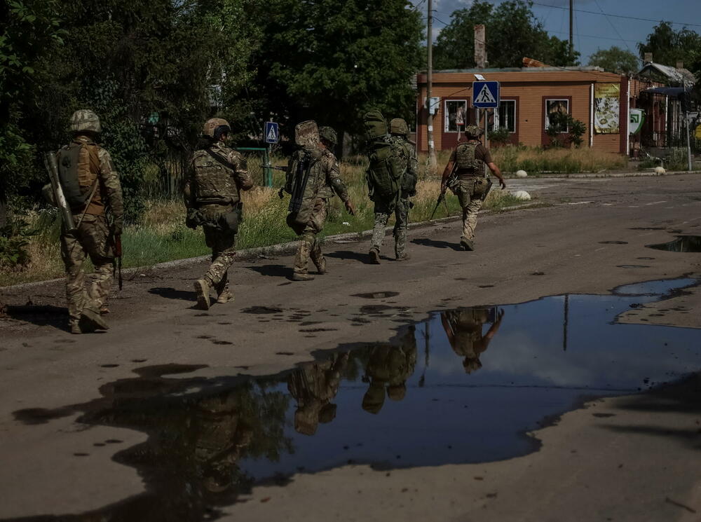 Ukrajinski vojnici u Donjeckom regionu