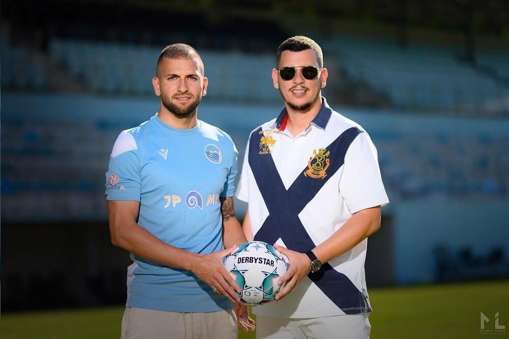 Rodrigo Faust i menadžer Mićo Roganović, Foto: Miomir Laban