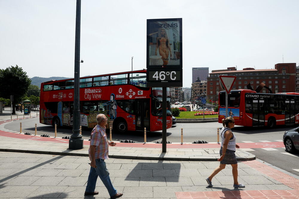 Bilbao juče, Foto: Rojters
