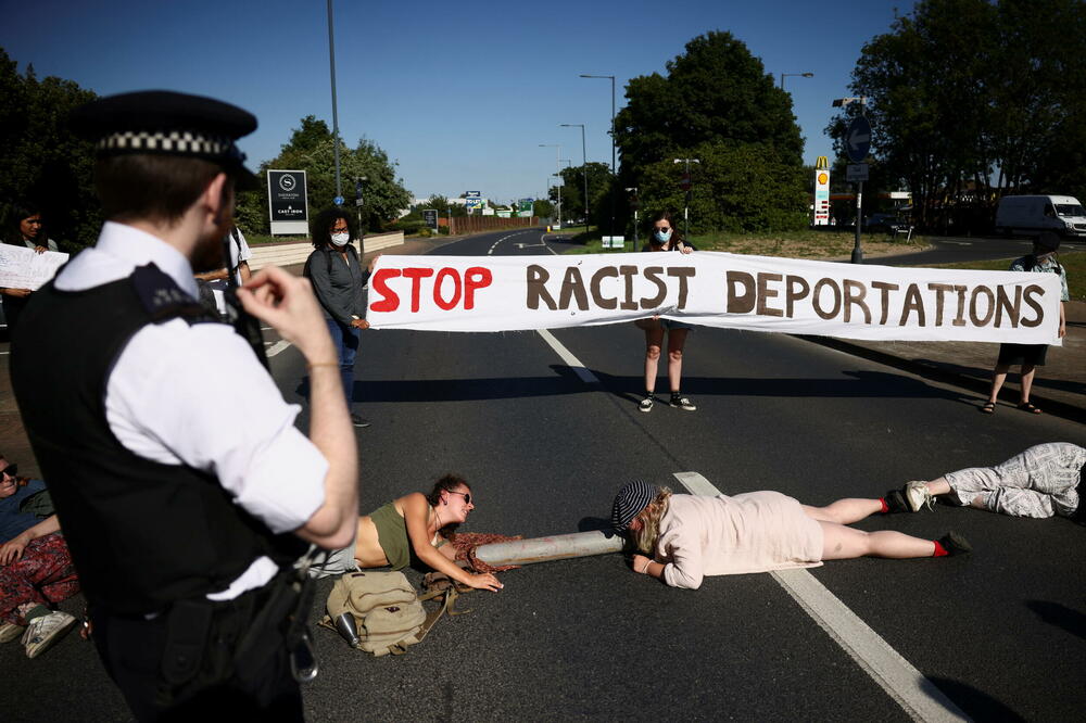 protest u Veliku Britaniju, Foto: REUTERS