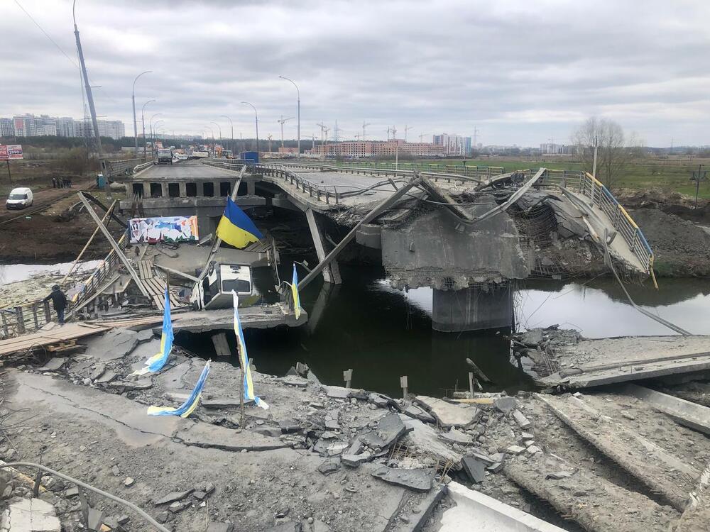 Kijev srušen most