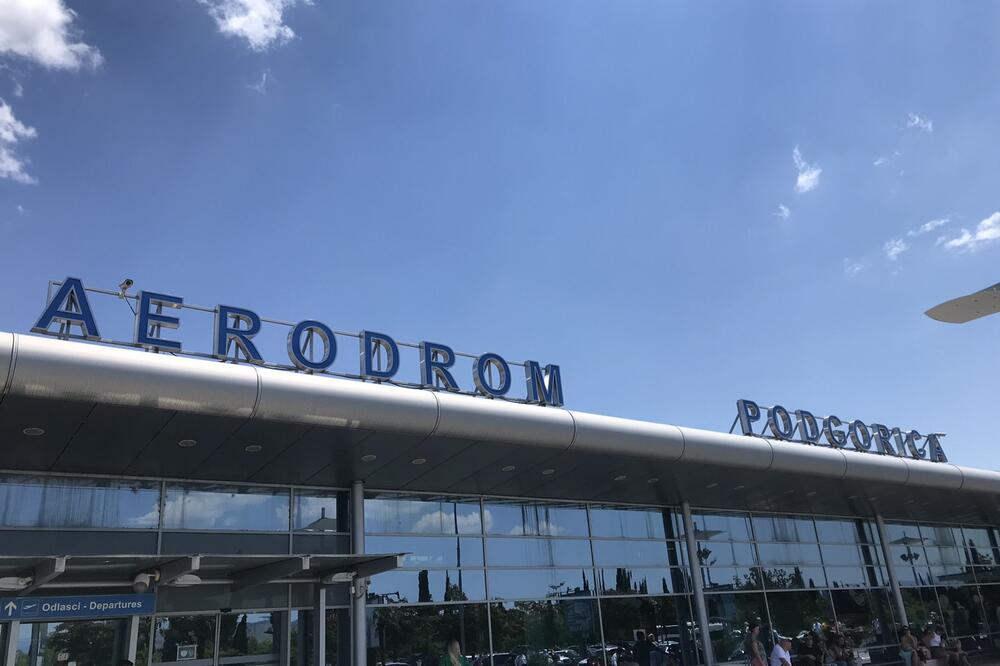 Aerodrom Podgorica  (Ilustracija), Foto: Miljana Kljajić