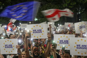 Više od 100.000 Gruzijaca na "Maršu za Evropu"
