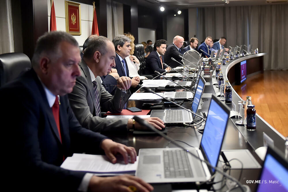 Detalj sa sjednice Vlade (ilustracija), Foto: Gov.me/Saša Matić