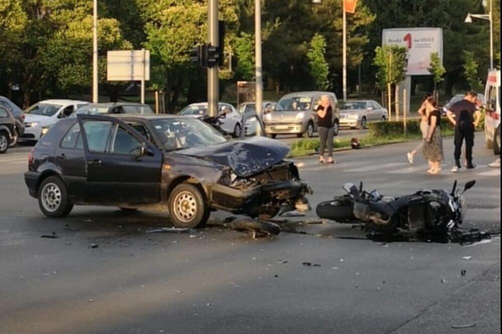 Sa mjesta na kojem se dogodio udes, Foto: Čitalac Vijesti