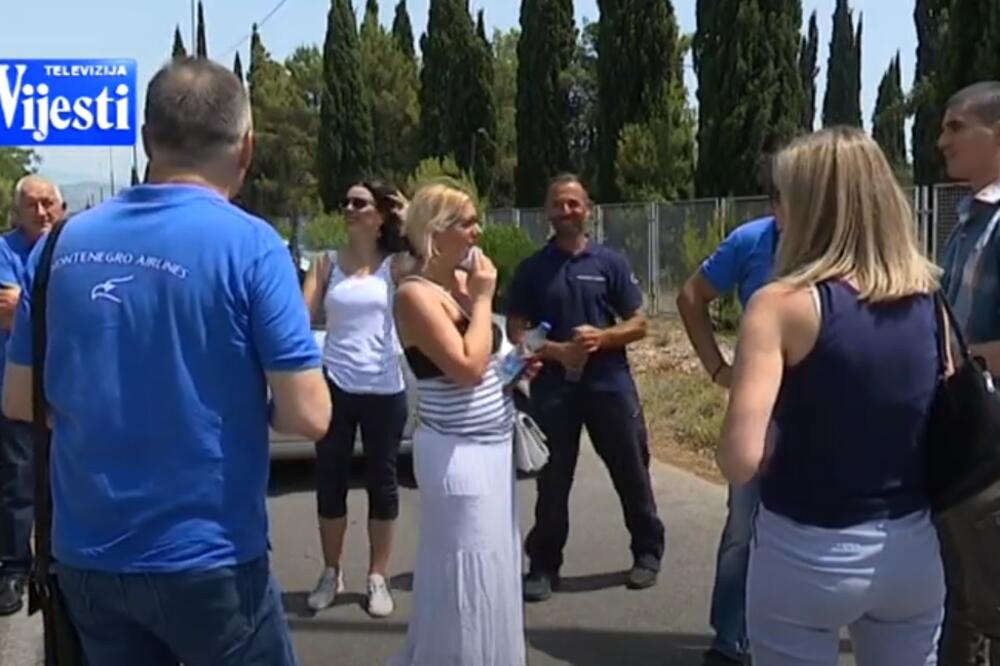 Sa protesta, Foto: Screenshot/TV Vijesti