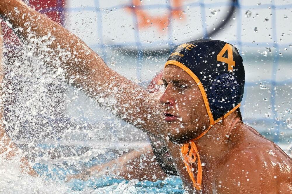 Kanstantin Averka na današnjem meču, Foto: Fina