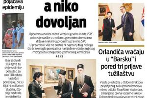 Naslovna strana za četvrtak, 30. jun 2022. godine