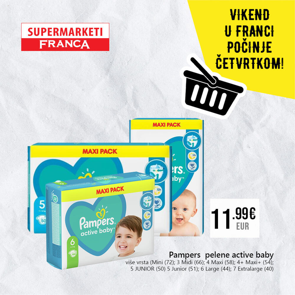 <p>Franca marketi su uvijek na tvojoj strani! Kod nas uvijek možeš pronaći sve što ti treba po odličnim cijenama!</p>