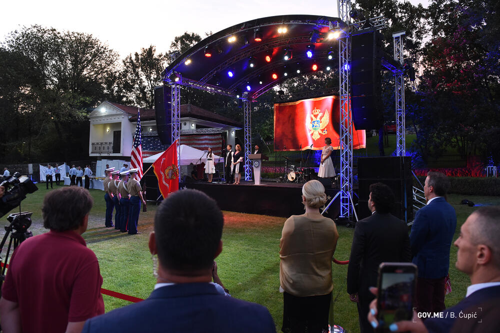 <p>Prijemu su prisustvovali premijer Dritan Abazović i predsjednica Skupštine Danijela Đurović</p>