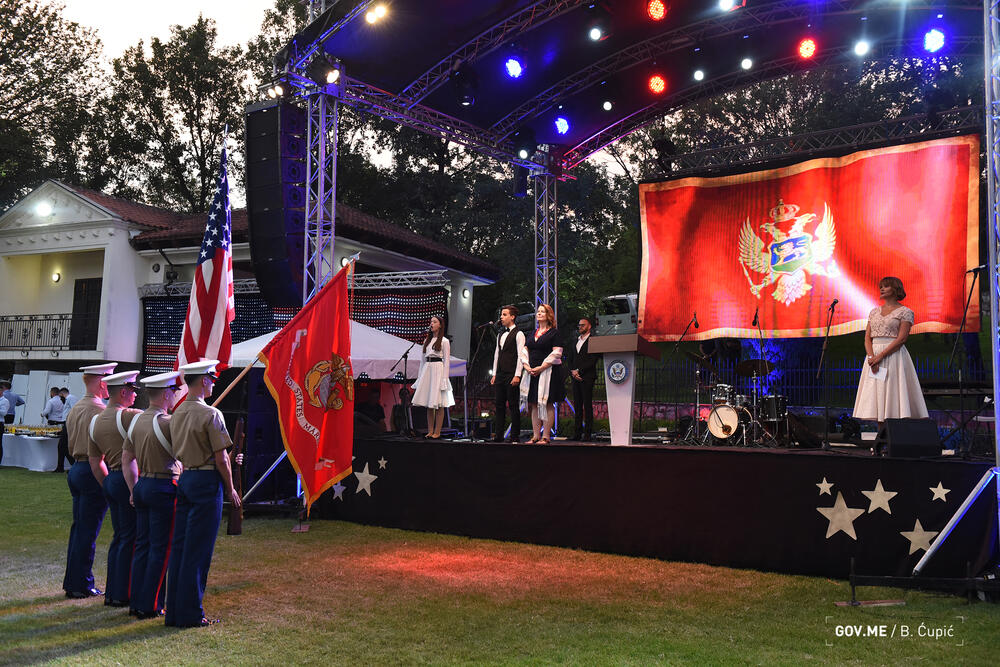 <p>Prijemu su prisustvovali premijer Dritan Abazović i predsjednica Skupštine Danijela Đurović</p>