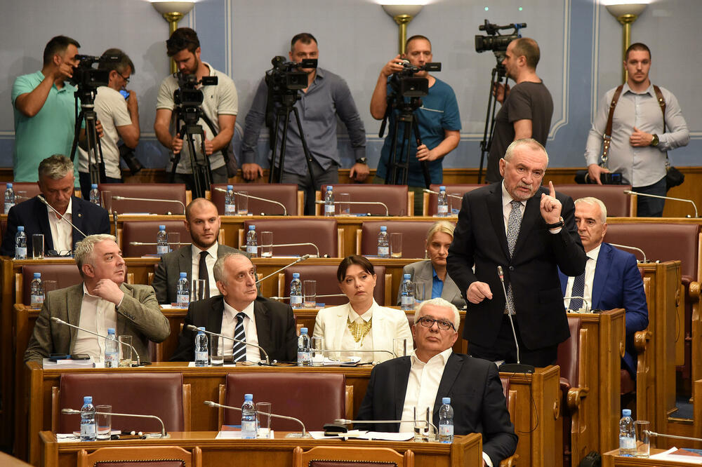 Dogovorom u Skupštini bi se napravio veliki iskorak u pregovorima s Evropskom unijom: sa jedne od sjednica, Foto: Luka Zeković