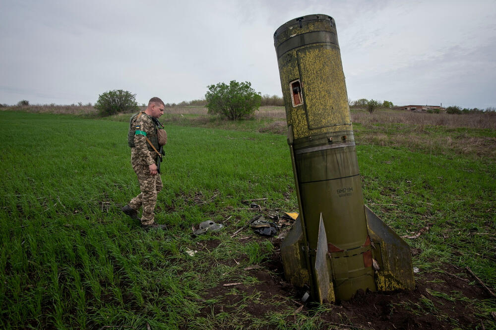 Ostaci balističke rakete “točka-U” u Harkovskoj oblasti