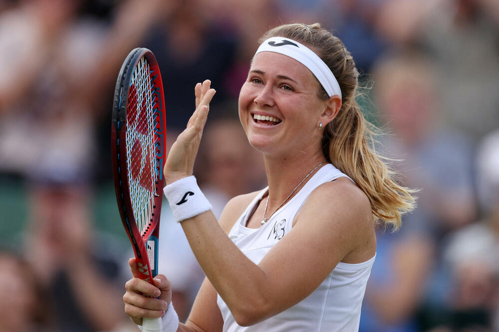 Bouzkova nije krila radost nakon velikog uspjeha, Foto: REUTERS