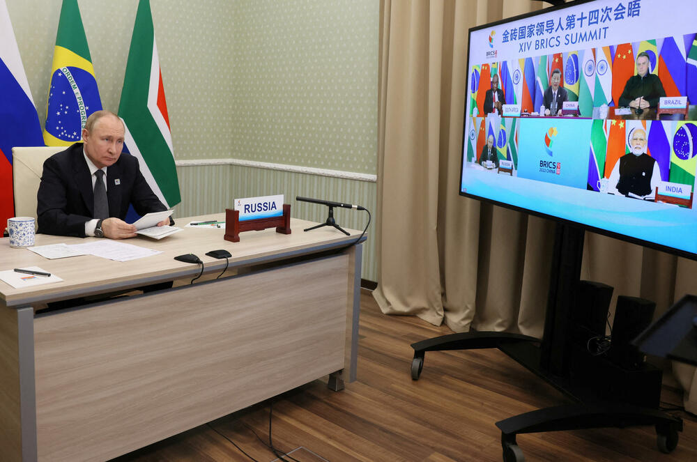 Vladimir Putin učestvuje u onlajn samitu lidera članica grupe BRIKS