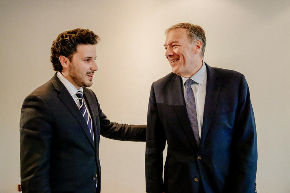 Abazović i Pompeo, Foto: Gov.me