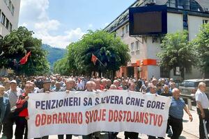 Penzioneri sa sjevera pozivaju na protest 14. jula u Bijelom Polju
