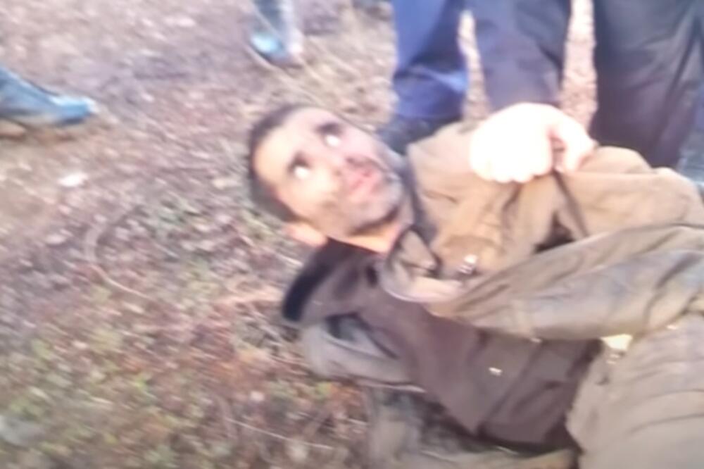 Ninoslav Jovanović prilikom hapšenja, Foto: Screenshot/Youtube