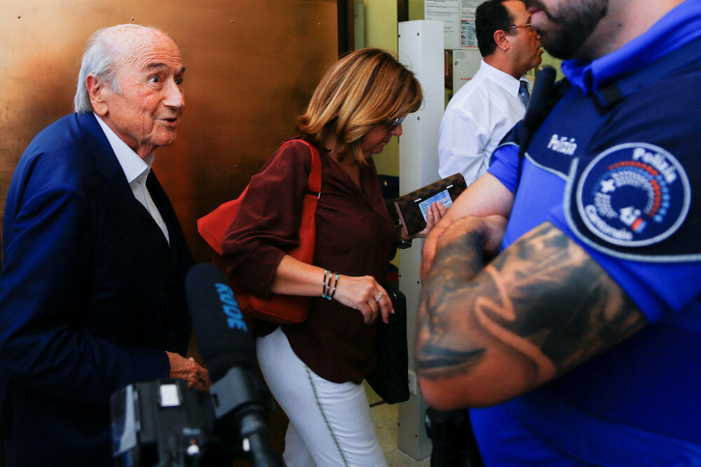 Blater dolazi na izricanje presude, Foto: Reuters