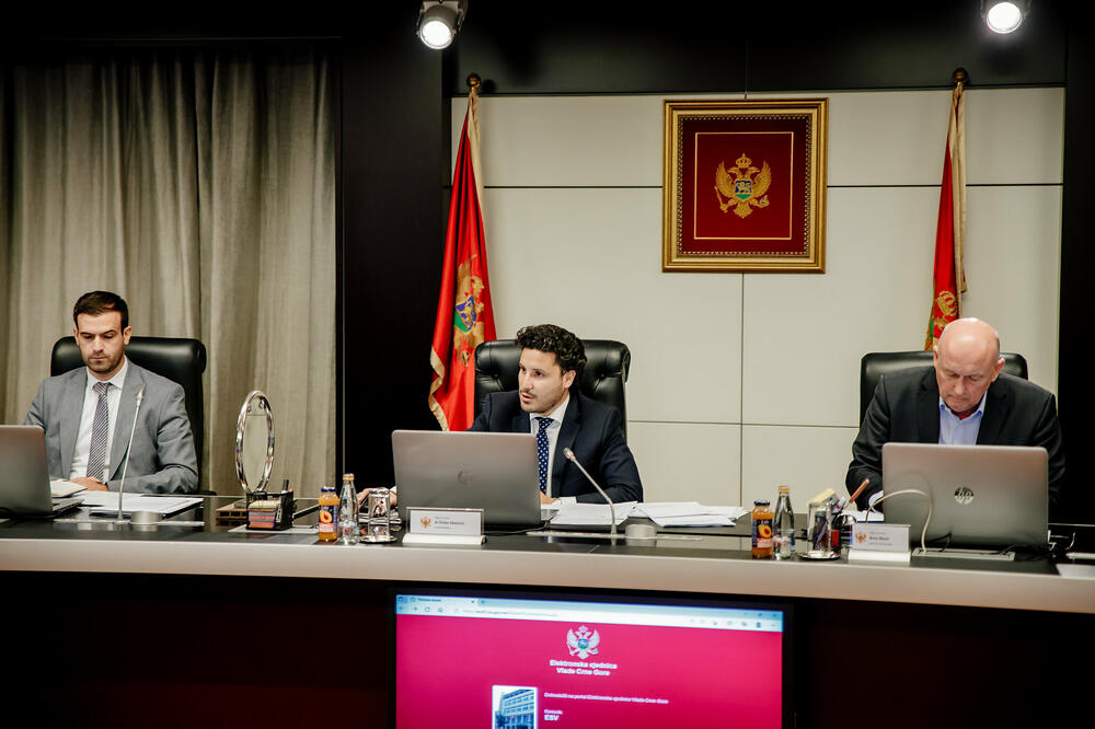 Sa jučerašnje sjednice Vlade, Foto: Vlada Crne Gore