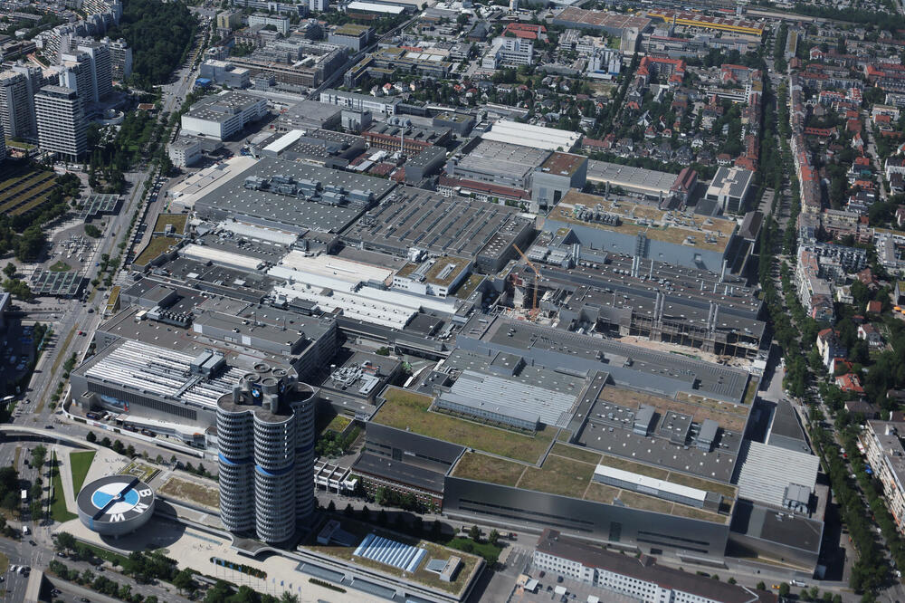 Prikaz iz vazduha fabrike BMW u Minhenu, Foto: Rojters