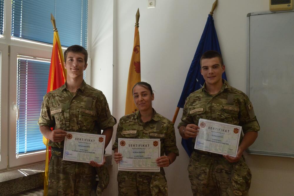 Najbolji polaznici Ljetnjeg kampa, Foto: Ministarstvo odbrane