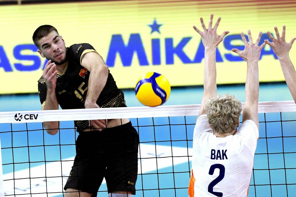 Đorđe Jovović na meču sa Holandijom, Foto: CEV