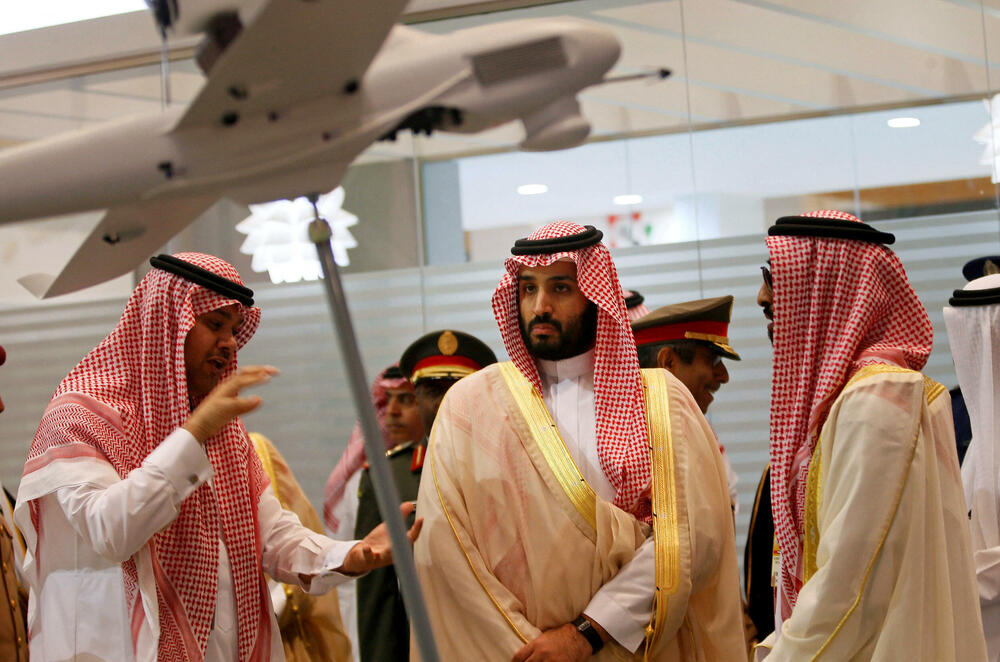 Mohamed bin Salman na sajmu odbrane u Abu Dabiju - Foto: Rojters